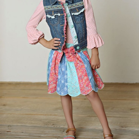 Matilda Jane Girls Brianna Skirt - Picture 1 of 4